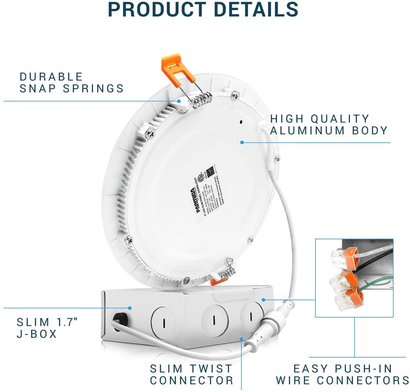 LED Pot Light 4inch SLIM Dimmable LED Recessed Downlight