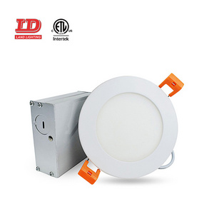 Etl 110-120V  Dimmable Thin Fit Smd Led Recessed Wafer 6 Inch 4 Inch Ceiling Slim Panel Led Pot Light