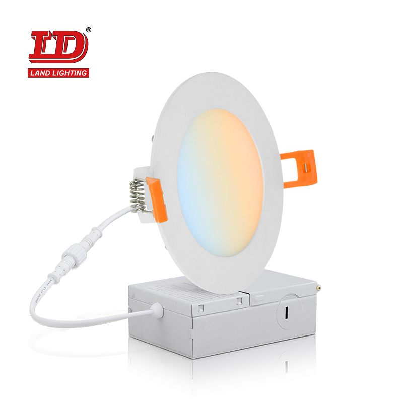 Etl 110-120V  Dimmable Thin Fit Smd Led Recessed Wafer 6 Inch 4 Inch Ceiling Slim Panel Led Pot Light