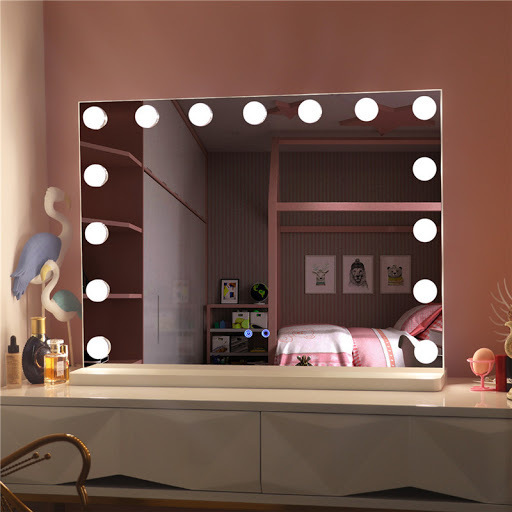 2021 Hot Sale Hollywood bright beauty vanity hollywood makeup mirror with Light Bulbs