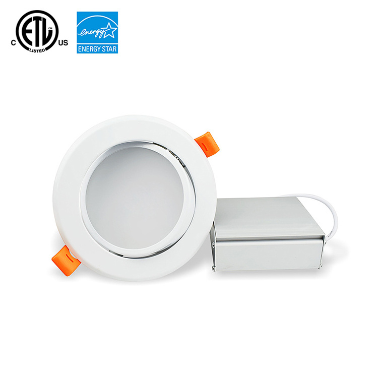 Recessed Adjustable Pot Lighting Gimbal Trim Led Downlight 4 Inch