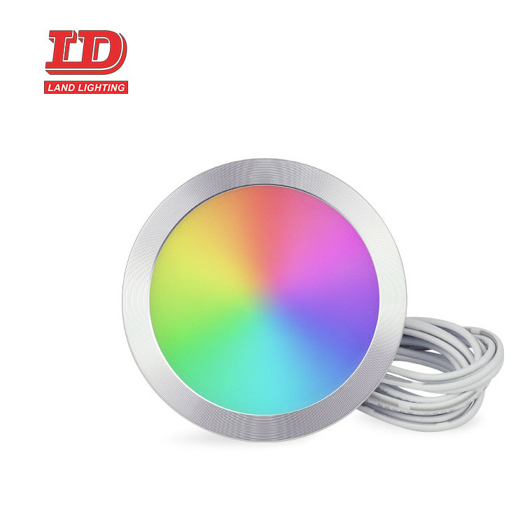 Remote Control Dimmable Mini Smart Rgb Color Round Night Lights Kitchen Puck Closet Cabinets Lighting