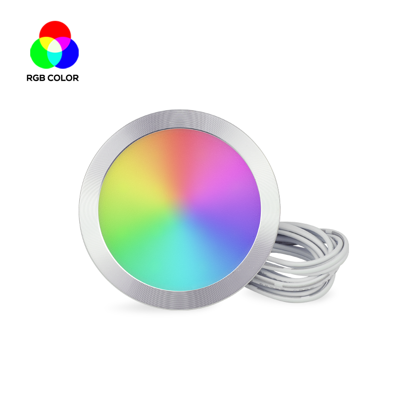 Remote Control Dimmable Mini Smart Rgb Color Round Night Lights Kitchen Puck Closet Cabinets Lighting