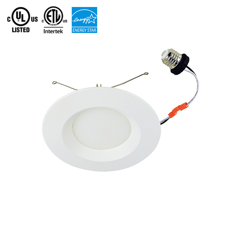 6 Inch 12w Ultra Thin Retrofit Downlight Wafer Panel IC Rated Slim ceiling Recessed light 2 feet x 2 feet ceiling led lights