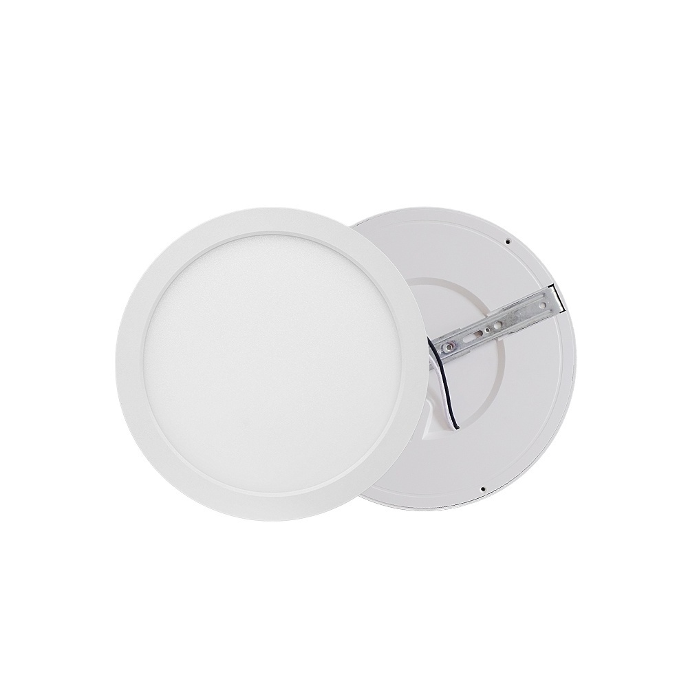 ETL Energy Star Certified Flush Mount LED Ceiling Light Fixture Dimmable Surface Mount Round LED Panel