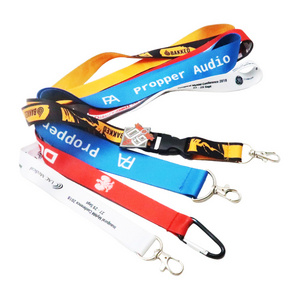 Cheap Keychain Lanyard Polyester Safety Tool Lanyard with Logo Custom