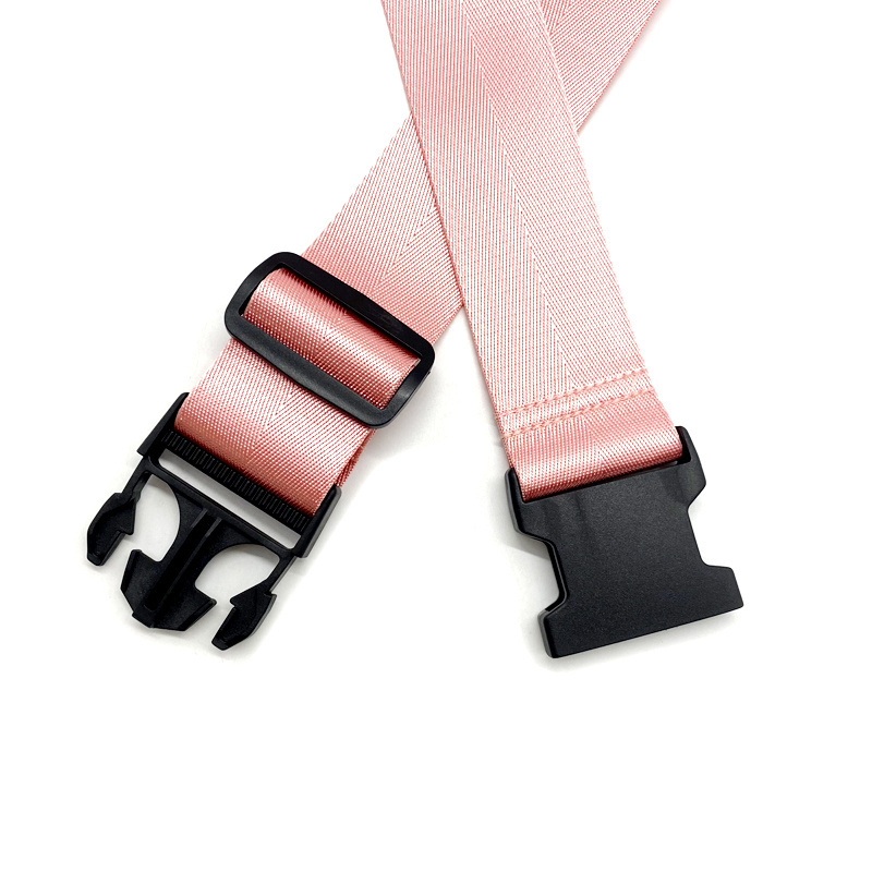 Polyester Pp Nylon Duffle Baggage high quality Travel Case Belt Strap Webbing Belt Adjustable Pvc Lock Buckle Strap