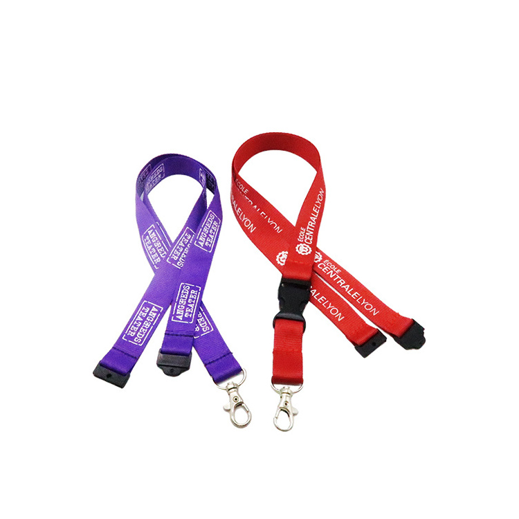 Cheap Keychain Lanyard Polyester Safety Tool Lanyard with Logo Custom