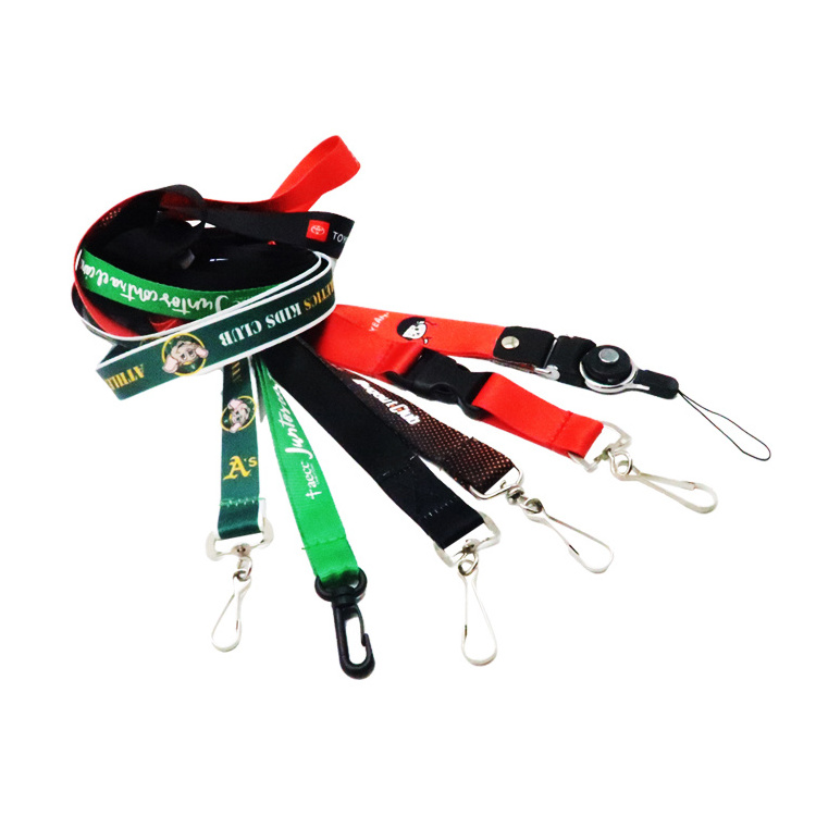 Cheap Keychain Lanyard Polyester Safety Tool Lanyard with Logo Custom