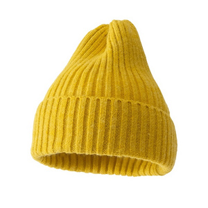 High quality winter beanies with custom logo wool  cashmere christmas custom beanie hat