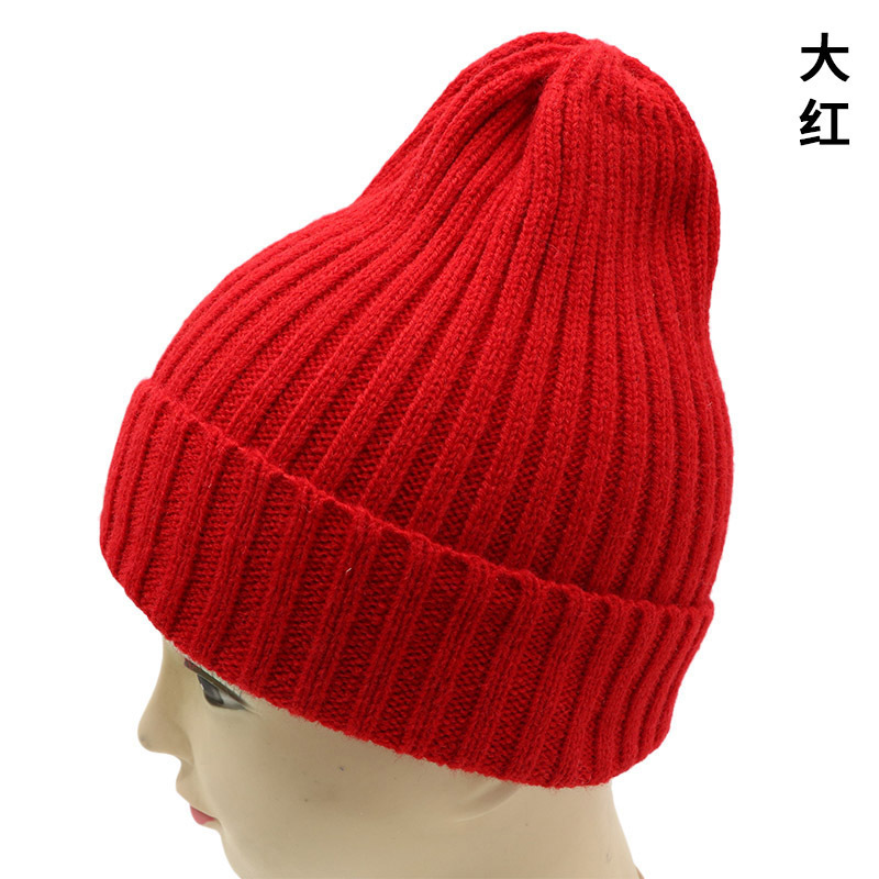 High quality winter beanies with custom logo wool  cashmere christmas custom beanie hat