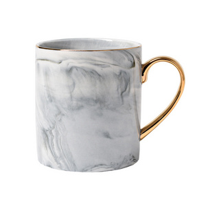 Wholesale custom big ceramic marble mug ceramic eco friendly modern mug coffee cup