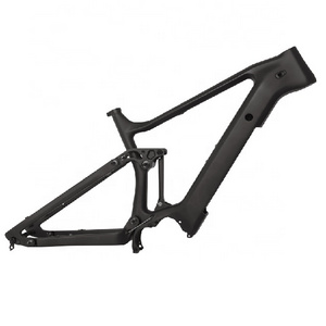 Carbon fiber 29*2.35" 26" 700*45C 35C 32C Full suspension electric bicycle frame AM Fat Disc Road City e- bike frames