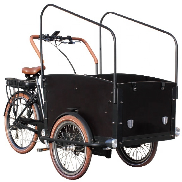 LANDON electric cargo bike electric tricycle cargo bicycle three wheel e-cargo coffee bike 250W