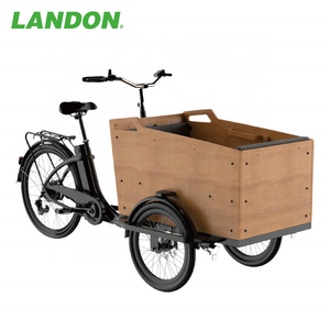 LANDON electric cargo bike electric tricycle cargo bicycle three wheel e-cargo coffee bike 250W