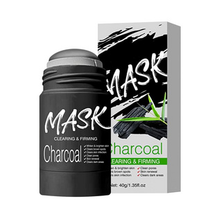 High Quality Clean Skin Face Solid Mud Facial Clay Cosmetic Oil Control Acne Treatment Bamboo Charcoal Vitamin C Clay Mask Stick