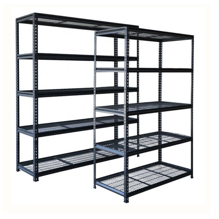 Modern Design Home Storage Shelf Slotted Angle Shelving Living Room Storage Metal Racks