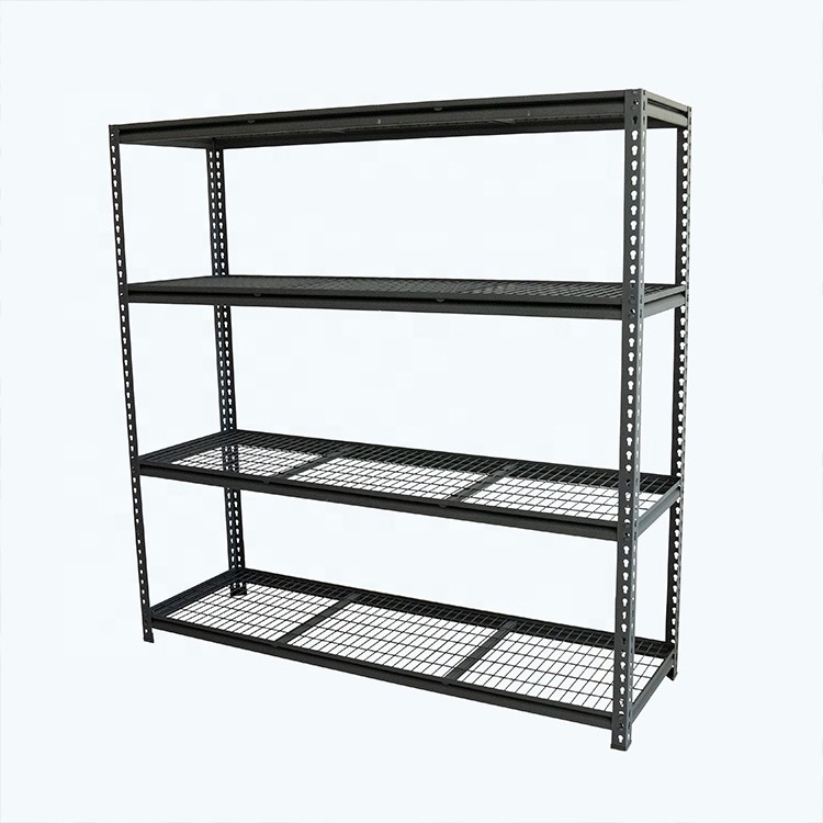 Modern Design Home Storage Shelf Slotted Angle Shelving Living Room Storage Metal Racks