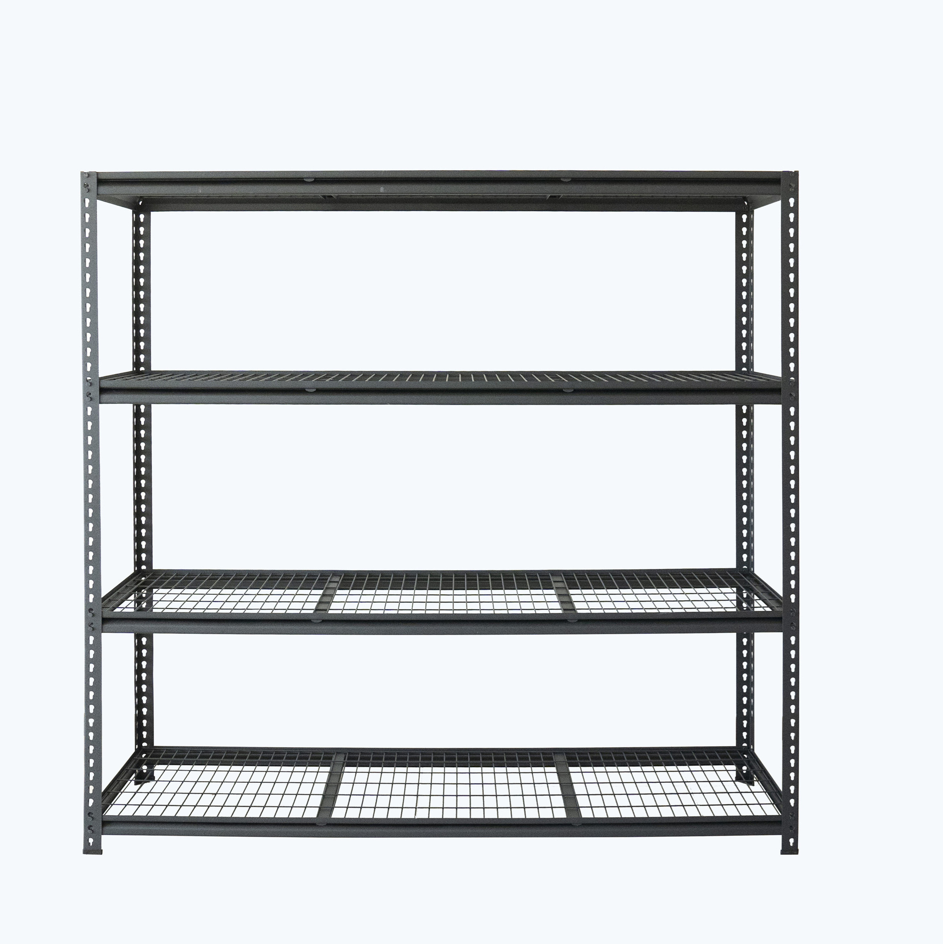 4 Tier Boltless Metal Racking Shelving Storage Rack System Warehouse Garage Shelf Unit