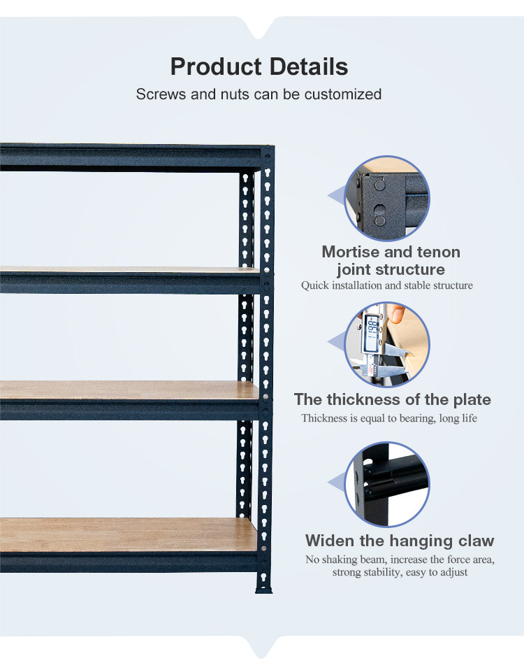 Heavy duty indoor outdoor Garage boltless plastic 4-Tier home Storage utility rack Shelving Unit