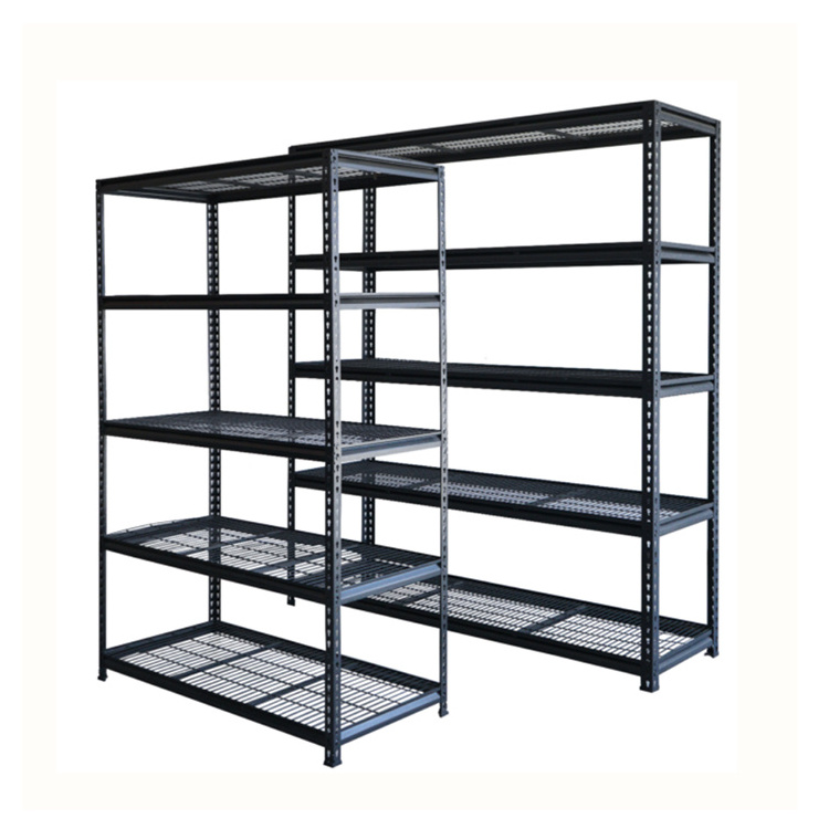 4Layer Unit 625kg Capacity 1500mm Length Steel Wire Shelves Rivet Shelving