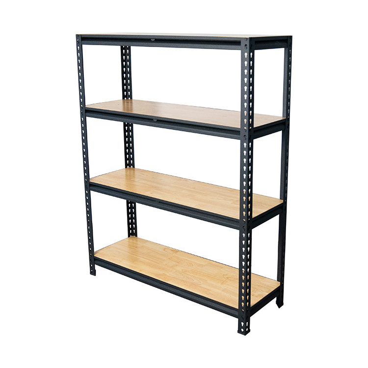 4 Shelf Racking 4 Tier Racking Shelves Adjustable Metal Shelves Multi-purpose Boltless ...