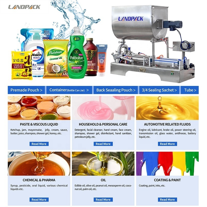 China Fully Automatic Magnetic 4 Head Small Volume Liquid Bottle Filling Machine