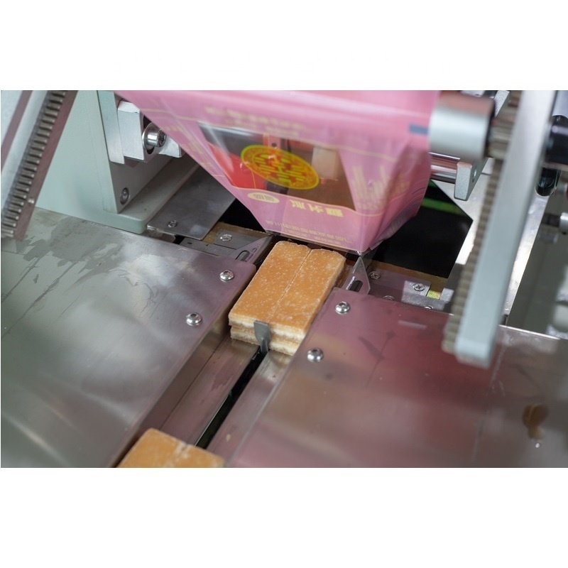 Small Hard Candy Razor Wafer Chocolate Flow Pack Wrapping Packaging Packing Machine