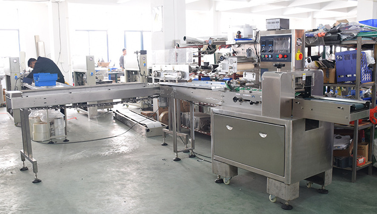 Full Automatic Flow Pack Ice Cream Bar / Ice Pop / Popsicle Packaging Machine