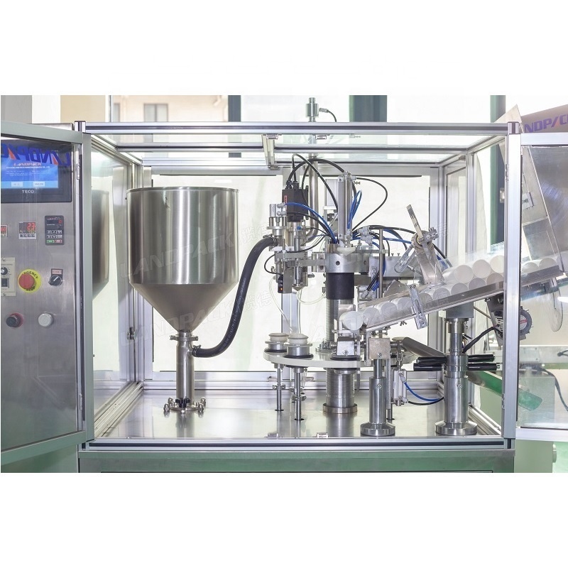 Hand Cream Cosmetics Grease Small Plastic Tubes Tube Filling Sealing Machinery Machine