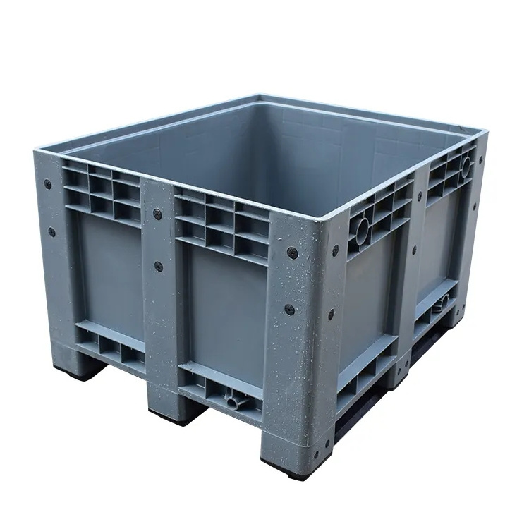 Stackable Plastic Turnover container box crate for fruits and vegetables