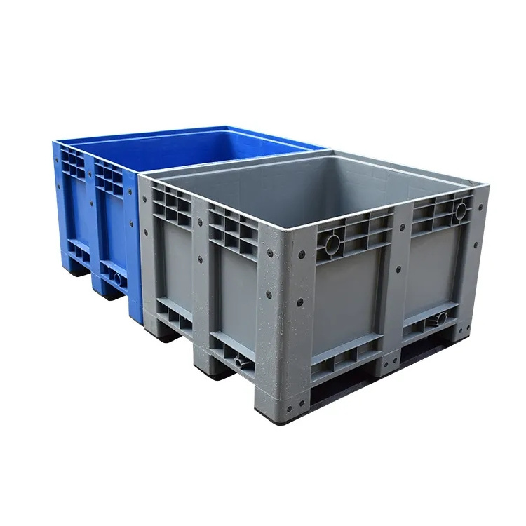 Stackable Plastic Turnover container box crate for fruits and vegetables