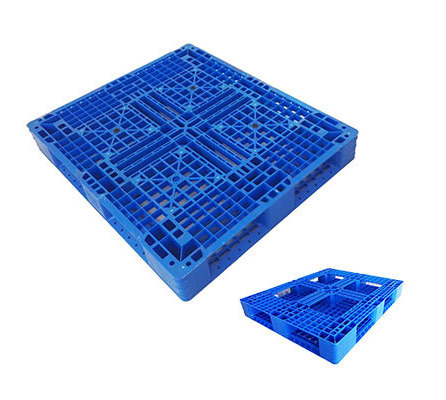 Plastic Nine Feet HDPE Blue Pallet Warehouse Industry Storage Logistics Heavy Duty Plastic Pallet for sale