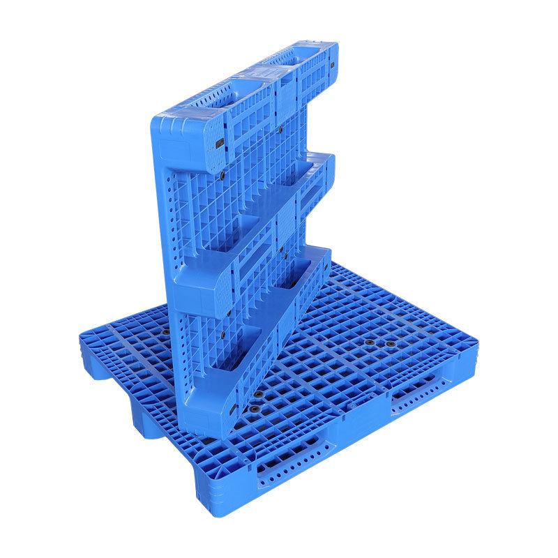 Heavy duty plastic flat nine feet HDPE blue pallet warehouse industry storage logistics plastic pallet for sale