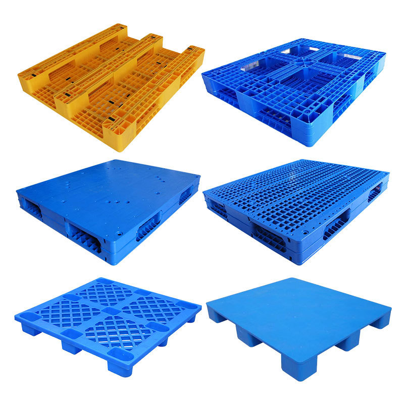 Heavy duty plastic flat nine feet HDPE blue pallet warehouse industry storage logistics plastic pallet for sale