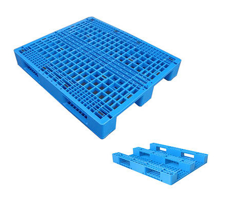 Plastic Nine Feet HDPE Blue Pallet Warehouse Industry Storage Logistics Heavy Duty Plastic Pallet for sale