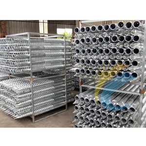 Stainless Steel Q235 Helical Piles Ground Anchor Screw Pile