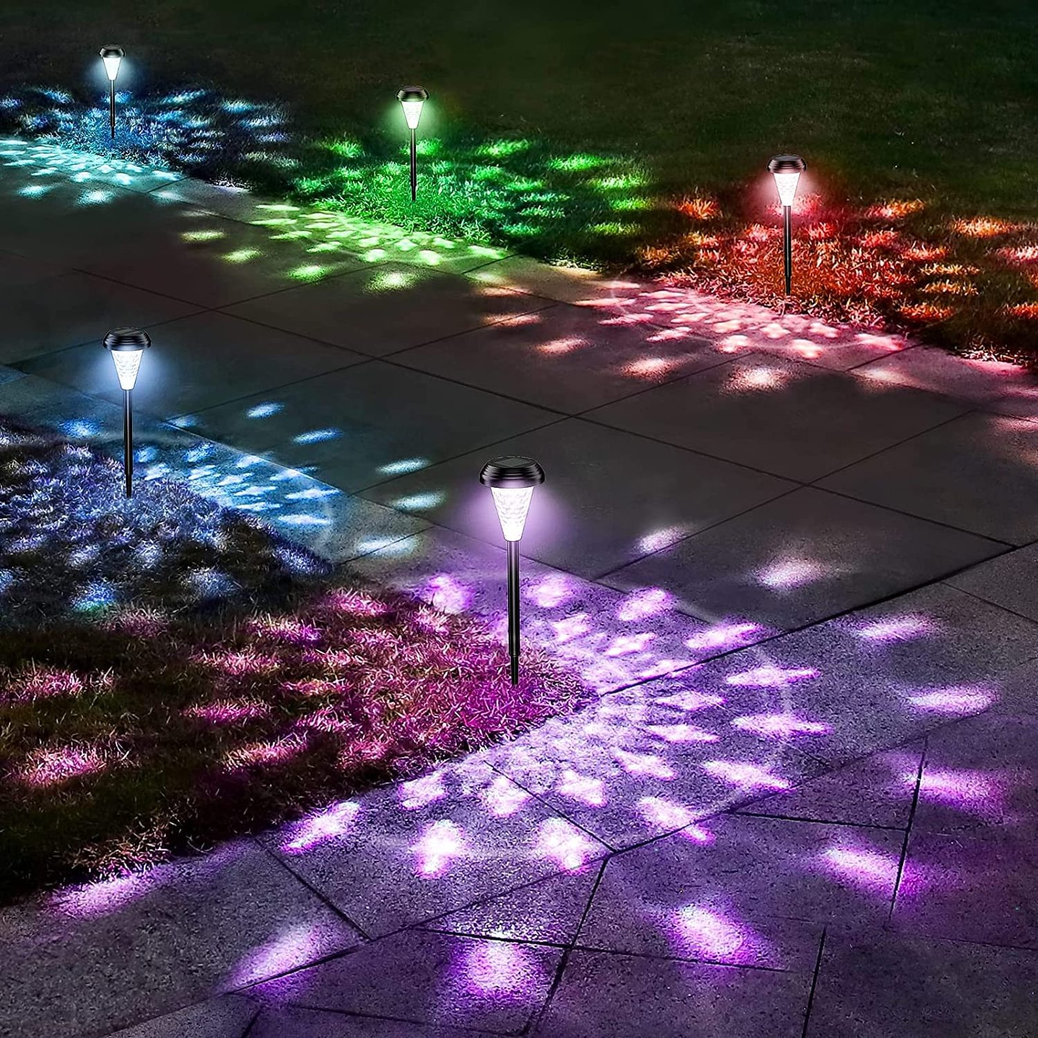 2023  new arrival  super bright solar lights waterproof outdoor solar light garden for pathway patio yard