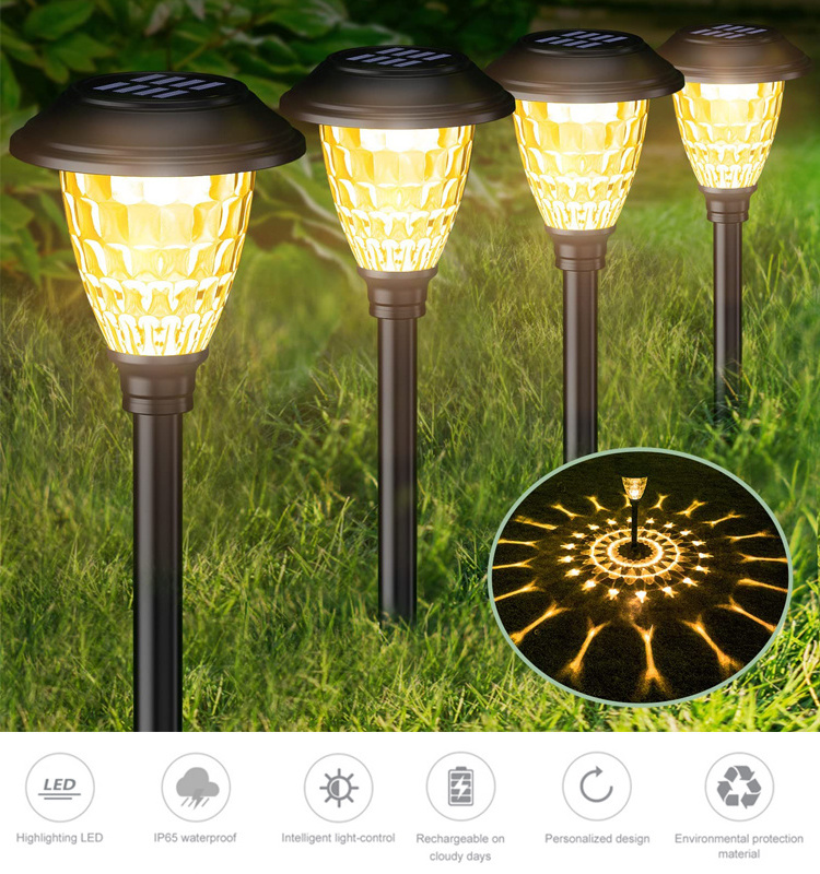 2023  new arrival  super bright solar lights waterproof outdoor solar light garden for pathway patio yard