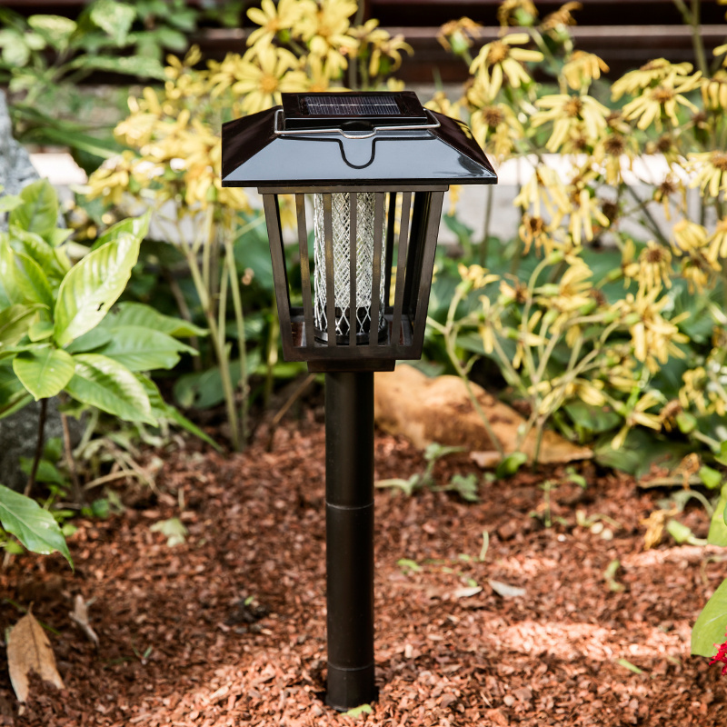 Led Outdoor Solar Mosquito Killer Light for Yard Garden Lawn Waterproof Solar Mosquito Killer Lamp