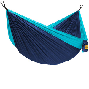 Factory Direct Camping Hammock Portable Hammock Single or Double Hammock for Outdoor, Indoor w/Tree Straps