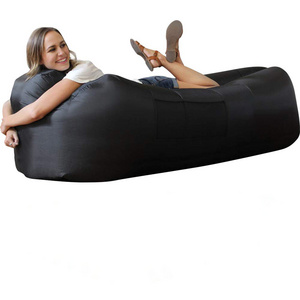 Wholesale Price Inflatable Lounger Air Sofa Chair Camping Beach Accessories Portable Water Proof Couch for Hiking, Picnics