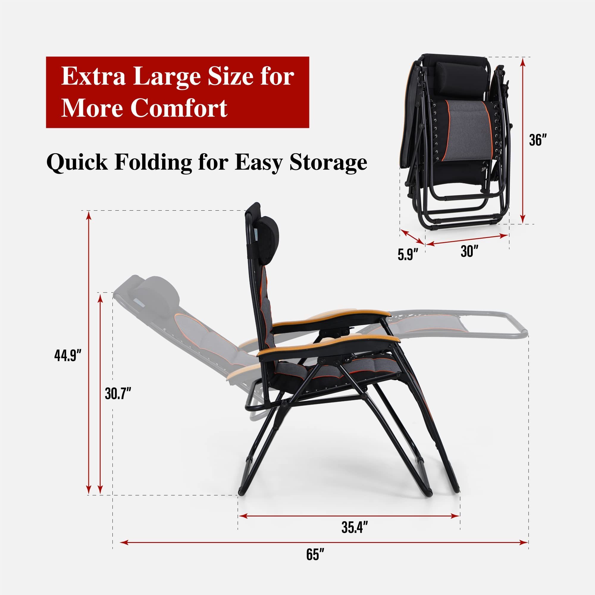 Wholesale Outdoor Zero Gravity Adjustable Reclining Lounge Beach Camping Chair  with Cup Holder and Wooden Armrest