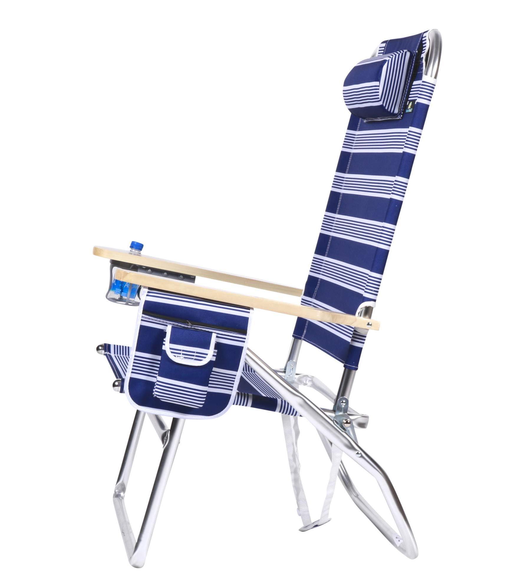 Wholesale Price Portable Beach Chair Outdoor Folding Chair for Adults Heavy Duty with Tall High Back