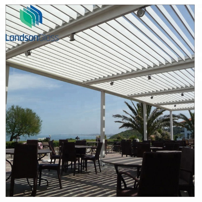 Louvre/Louver Glass supplier- polishing 2 long edges toughened glass