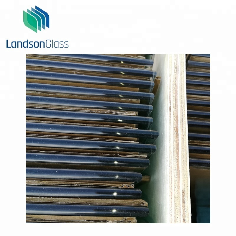 Louvre/Louver Glass supplier- polishing 2 long edges toughened glass