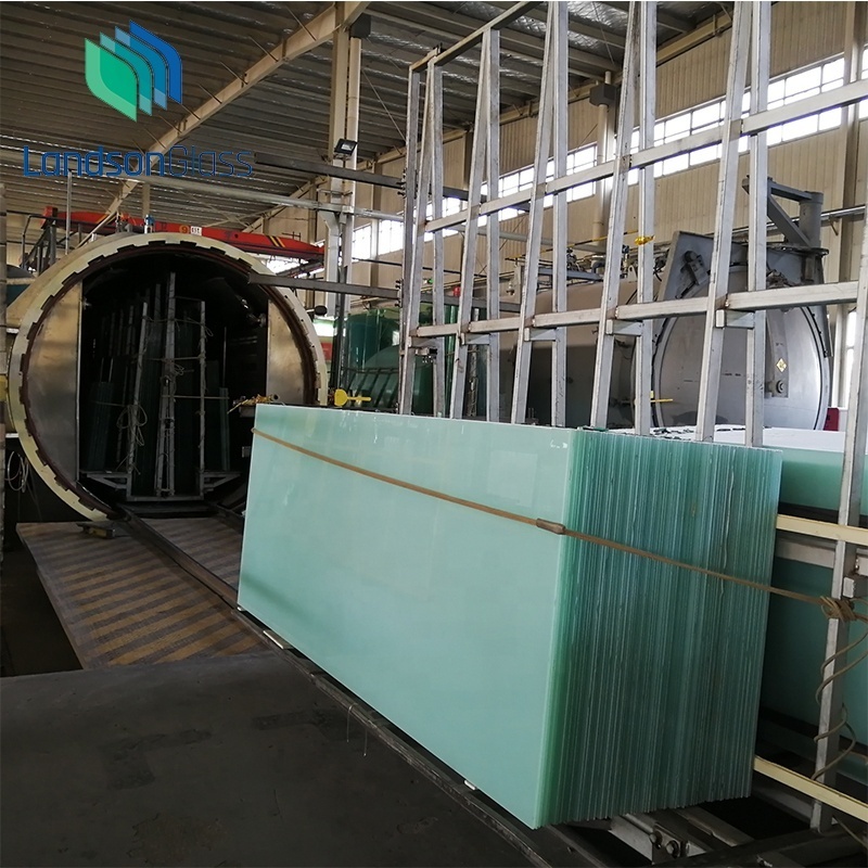 Clear Laminated Glass With Solutia Saflex Acoustic PVB Interlayer-6.76 8.76 10.76 12.76MM