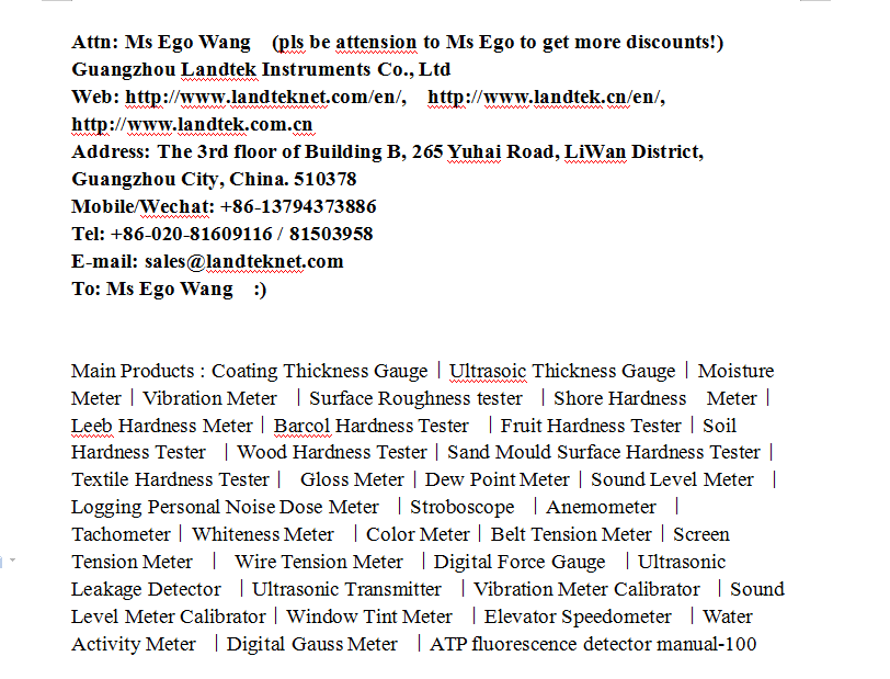 LANDTEK Digital Coating Thickness Meter F & FN Magnetic Induction & Eddy Current  CM8829FNS