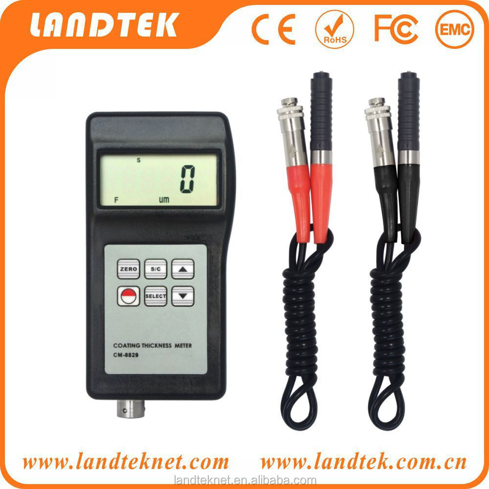 LANDTEK Digital Coating Thickness Meter F & FN Magnetic Induction & Eddy Current  CM8829FNS