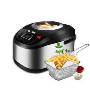 5L Smart Electric Rice Cooker with Fry Basket Automatic and Healthy Keep Warm for Household Hotel Outdoor Use Big Capacity